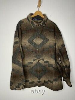 New Polo Ralph Lauren Jacket VTG Hunting Chore Country Indian RRL Aztec Navajo