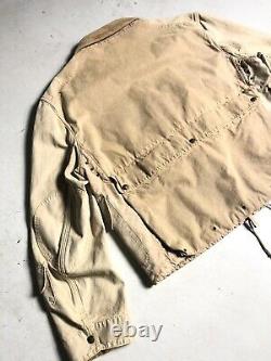 New Polo Ralph Lauren Khaki Hunting Fishing Jacket Coat RRL Safari VTG Rugged XL