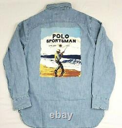 New Polo Ralph Lauren Mens Sportsman Classic Fit Vintage Shirts S, M, L