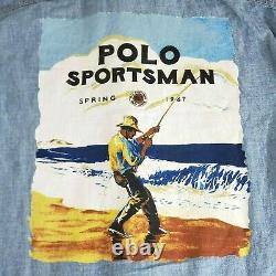 New Polo Ralph Lauren Mens Sportsman Classic Fit Vintage Shirts S, M, L