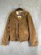 Polo Ralph Lauren Sports Jacket Men Large Brown Corduroy Lined Bomber Y2k 90s