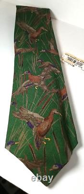 POLO RALPH LAUREN Vintage Ducks Animal Print Men's Luxury Tie