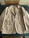 Polo Ralph Lauren Vintage Men's Distressed Cotton Linen Safari Sportcoat Size Xl
