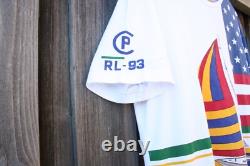 POLO RALPH LAUREN vintage Limited Edition Cp-93 T-shirt In Sailboat Print Large