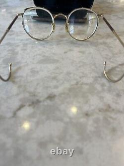 POLO RALPH LAUREN x VINTAGE Polo Classic curlside wire ear wrap round glasses