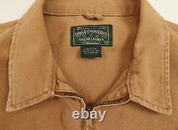 Polo Country Ralph Lauren vtg Chore Jacket canvas brown usa made size M