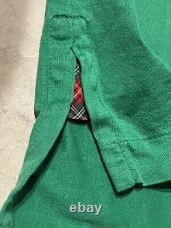 Polo Golf Ralph Lauren Vintage Lisle Vtg Men's XL Shirt Pima Cotton Peru Made