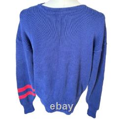 Polo Ralph Lauren 1987 Sailing Flags Embroidered Logo VINTAGE Sweater Large