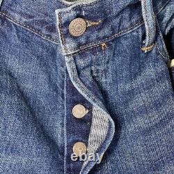 Polo Ralph Lauren Authentic Denim Vintage Classic Fit Patchwork Distressed 34/30