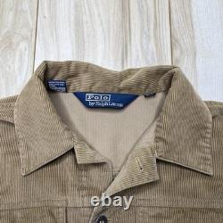 Polo Ralph Lauren Authentic Dungarees VTG Western Corduroy Jacket Mens Medium