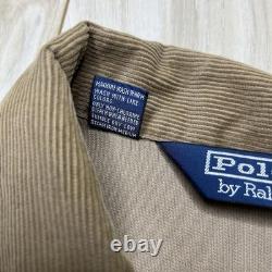 Polo Ralph Lauren Authentic Dungarees VTG Western Corduroy Jacket Mens Medium