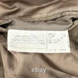 Polo Ralph Lauren Blazer Mens 41 (fits 44) Windowpane VTG Made In USA 100% Wool