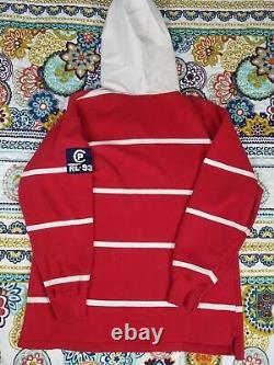 Polo Ralph Lauren CP RL 93 Vintage Hoodie Rugby Shirt Mens Sz Small 1993 OG 90s