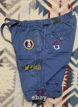 Polo Ralph Lauren Cargo Shorts Indian RRL VTG Soaring Tiger Stadium 92