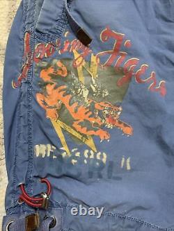 Polo Ralph Lauren Cargo Shorts Indian RRL VTG Soaring Tiger Stadium 92