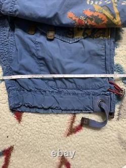 Polo Ralph Lauren Cargo Shorts Indian RRL VTG Soaring Tiger Stadium 92