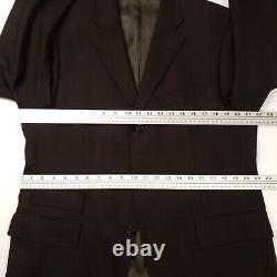 Polo Ralph Lauren Cashmere Blazer Mens 42R Brown Three Button Made Italy Vintage