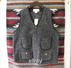 Polo Ralph Lauren Denim And & Supply Gray Wool Polyester Twill Beach Vest $225+p