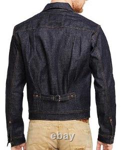 Polo Ralph Lauren Denim & Supply Raw Rigid Japanese Selvedge Jeans Jacket Ltd Ed