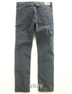 Polo Ralph Lauren Double Rl Rrl Stripe Buckleback Carpenter Pants Chinos $390+