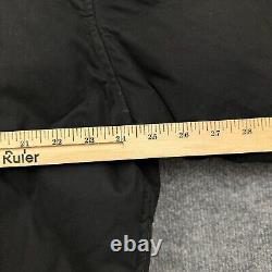 Polo Ralph Lauren Down Fill Puffer Bomber Jacket Men's XL Black Vintage Quilted