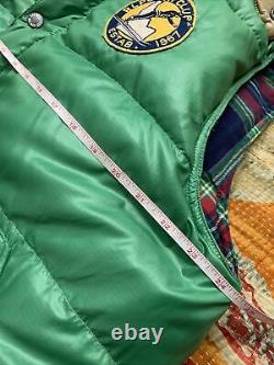 Polo Ralph Lauren Down Ski Vest Jacket Patchwork Rare Hi Tech 92 Stadium VTG RRL