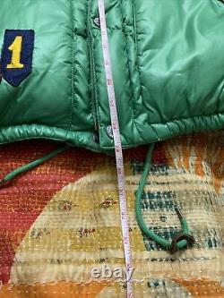 Polo Ralph Lauren Down Ski Vest Jacket Patchwork Rare Hi Tech 92 Stadium VTG RRL