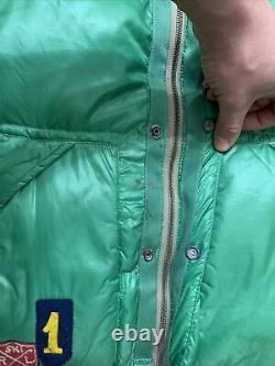 Polo Ralph Lauren Down Ski Vest Jacket Patchwork Rare Hi Tech 92 Stadium VTG RRL