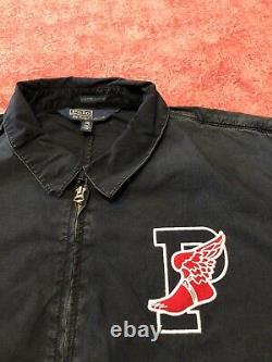 Polo Ralph Lauren Indigo Stadium Denim Jacket 1992 Limited Retro Vintage XXL