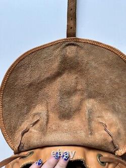 Polo Ralph Lauren Italy Leather Rucksack Backpack Rare Vintage