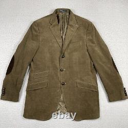 Polo Ralph Lauren Jacket Mens 42 Long Corduroy Elbow Patches Vintage Blazer Coat