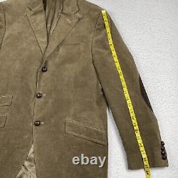 Polo Ralph Lauren Jacket Mens 42 Long Corduroy Elbow Patches Vintage Blazer Coat