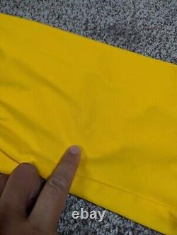 Polo Ralph Lauren Jacket Mens Large Yellow Fire Man Lobster Clasp Toggle Vintage
