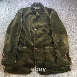 Polo Ralph Lauren Jacket Mens XL Green Blazer Sportsman Hunter Vintage Throat