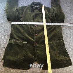 Polo Ralph Lauren Jacket Mens XL Green Blazer Sportsman Hunter Vintage Throat