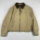 Polo Ralph Lauren Jacket Mens Xl Tan Vintage Corduroy Collar Flannel Lined Coat