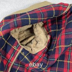 Polo Ralph Lauren Jacket Mens XL Tan Vintage Corduroy Collar Flannel Lined Coat