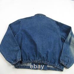 Polo Ralph Lauren Jacket Mens XL Vintage Made in USA Mens Blue Denim Chore
