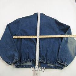 Polo Ralph Lauren Jacket Mens XL Vintage Made in USA Mens Blue Denim Chore