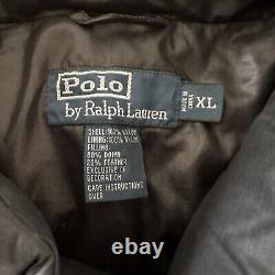 Polo Ralph Lauren Jacket Puffer Down Bomber Sportsman Vintage XL MENS