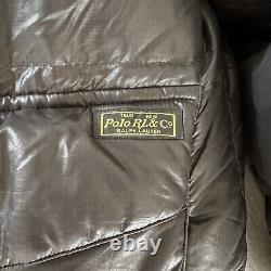 Polo Ralph Lauren Jacket Puffer Down Bomber Sportsman Vintage XL MENS