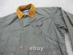 Polo Ralph Lauren Jacket Vintage Adult L Oil Waxed Barn Coat Military Hunting