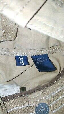 Polo Ralph Lauren Khaki Military Cargo Pants Vintage Very Rare Size 38x 32