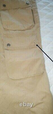 Polo Ralph Lauren Khaki Military Cargo Pants Vintage Very Rare Size 38x 32