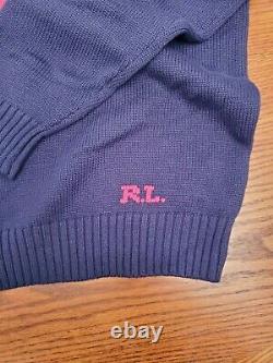 Polo Ralph Lauren Knit Sweater Golf Bag Large Bear Pwing