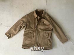 Polo Ralph Lauren Large Leather Hunting Brown Jacket RRL Reversible VTG Coat XL