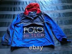 Polo Ralph Lauren MEDIUM Hi Tech Color-Blocked Pullover Mesh Lined Anorak Jacket