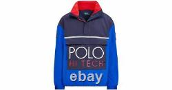 Polo Ralph Lauren MEDIUM Hi Tech Color-Blocked Pullover Mesh Lined Anorak Jacket