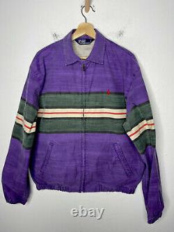 Polo Ralph Lauren Medium Purple Jacket VtG Aztec Coat RRL Rugby Southwestern