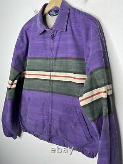 Polo Ralph Lauren Medium Purple Jacket VtG Aztec Coat RRL Rugby Southwestern